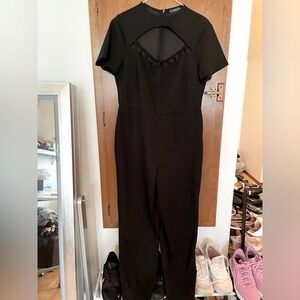 Black Cut-Out Jumpsuit